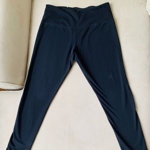 Large black style and co cotton leggings